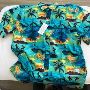 Envmenst hawaiian short sleeves shirt